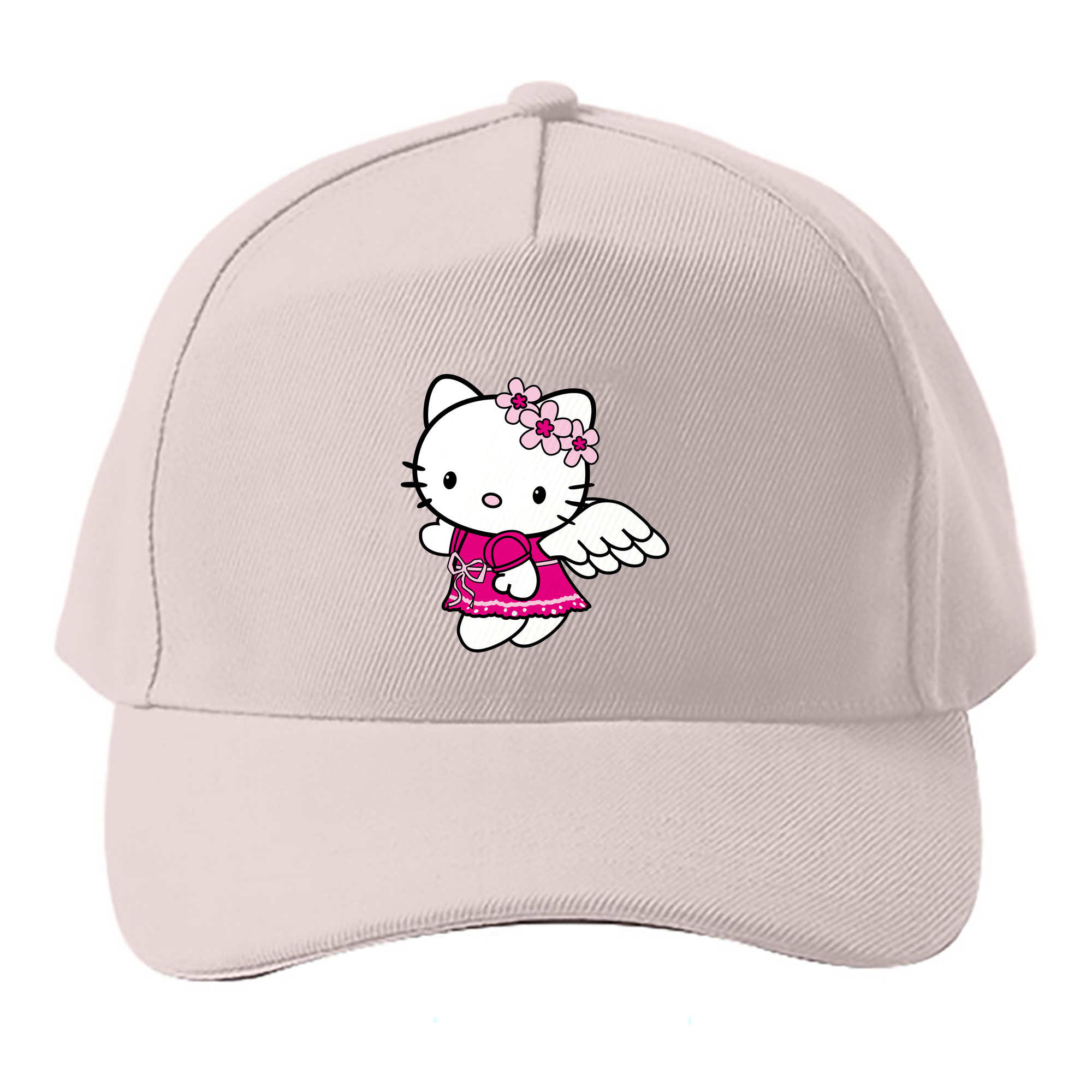 （画像用） Hello Kitty ハローキティ ベースボールキャップ 綿100％ 男女兼用 帽子 スポーツ